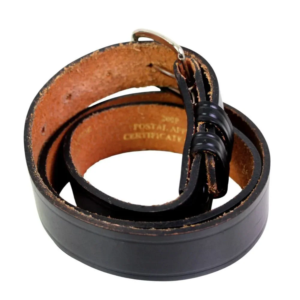 Postal USA #PE 2-2141 BLACK SADDLE LEATHER 1.25